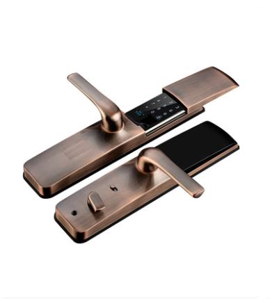 鲁础营乡滑盖指纹锁家用防盗门